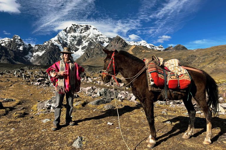 From Cusco: Ausangate 7 Lakes Horseback Riding In Group
