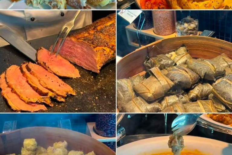 Macau Tower Sky Buffet & Observation Deck Ticket Buffet dinner（18:30-22:00）& sightseeing floor ticket