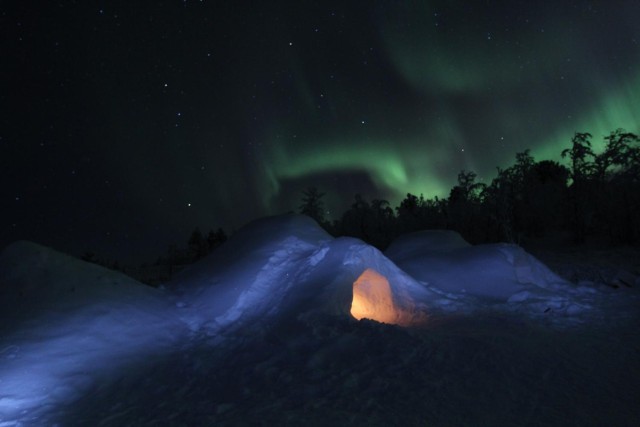 Visit Kiruna Build your own igloo overnight Tour in Kiruna, Suecia