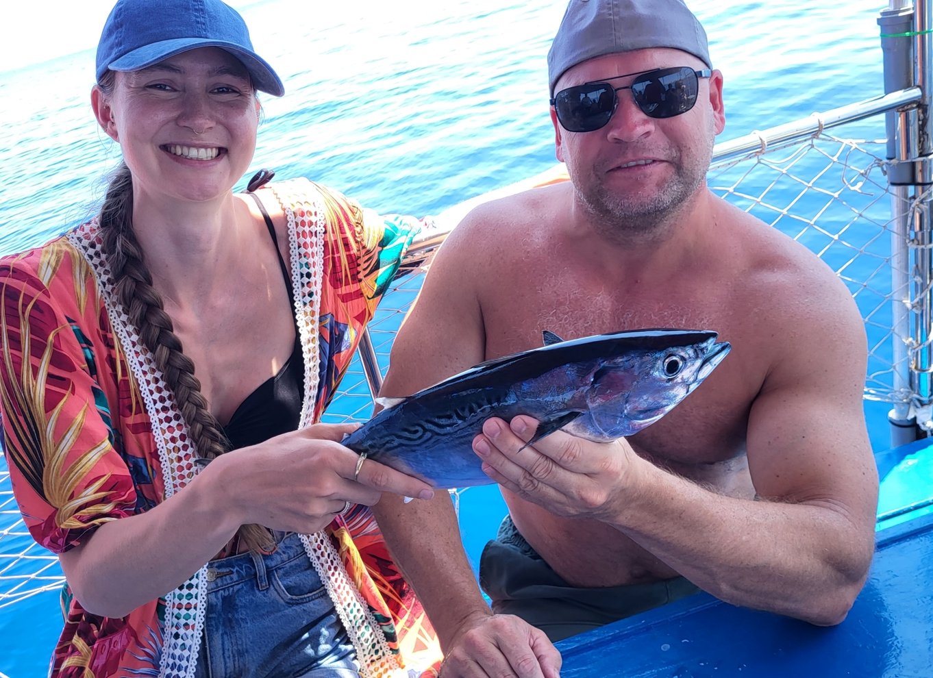 Rhodos: Fisketur, snorkling, grill og professionel guide