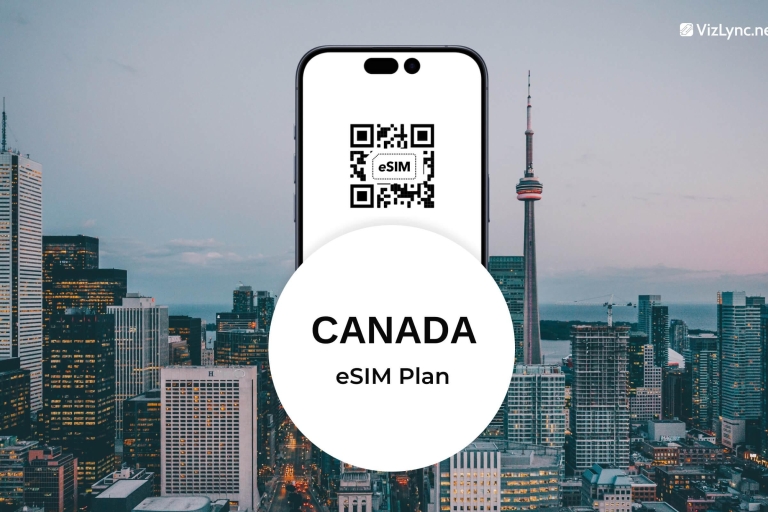 Canada Travel eSIM plan with Super fast Mobile Data Canada 1 GB for 14 Days