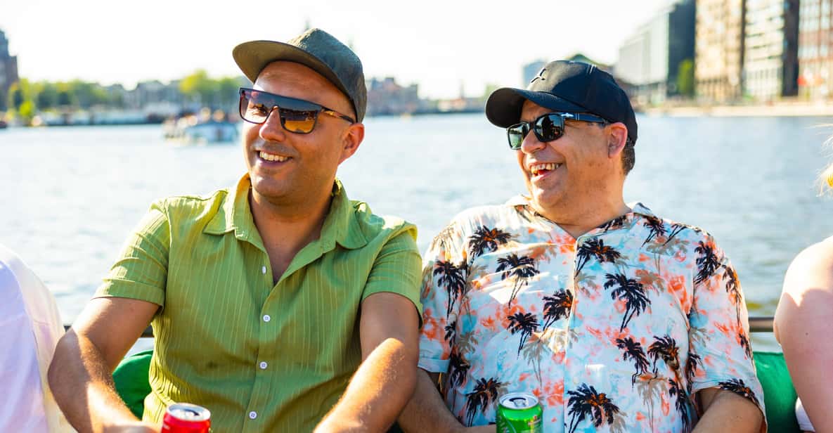 Afbeelding 3 van Amsterdam: grachtenrondvaart met gids en drankjesoptie