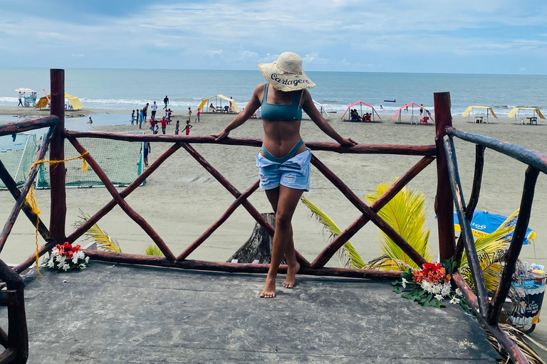 Typical lunch on beach, mangrove tour &amp; fishing with natives