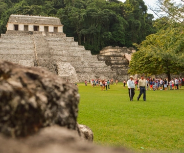 Palenque Archaeological Area and Roberto Barrios Waterfalls