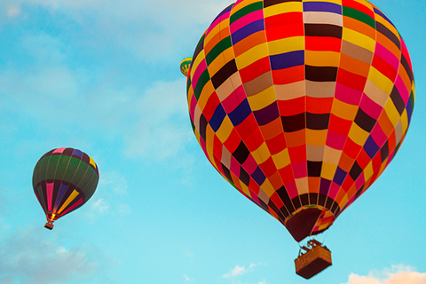 Teotihuacan: Varmluftsballongflygning Sky BalloonsTeotihuacan: Flyg med varmluftsballong med Sky Balloons