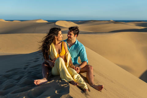 Sunset Photography at Dunas Maspalomas Amazing Vacation Photoshoot at Dunas Maspalomas