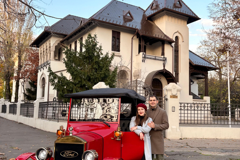 Bucharest: Private City Tour by Electric Retro Car Bucharest: Complete 2-Hour City Tour by Retro Electric Car