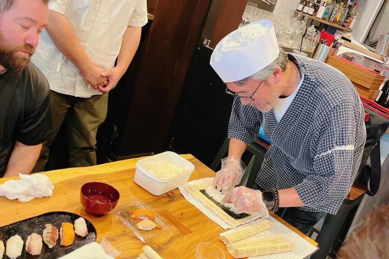 Kyoto: Sushi Making Class met Sushi ChefSushi Making Class in Kyoto en eet je sushi voor de lunch