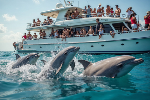 Hurghada: Dolphin Watching & Snorkeling Adventure with Lunch Dolphin Watching Boat Tour with Diving