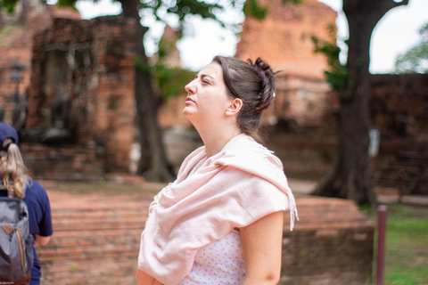 曼谷：大城府遗产快车和巴士一日旅行不含门票和午餐的行程