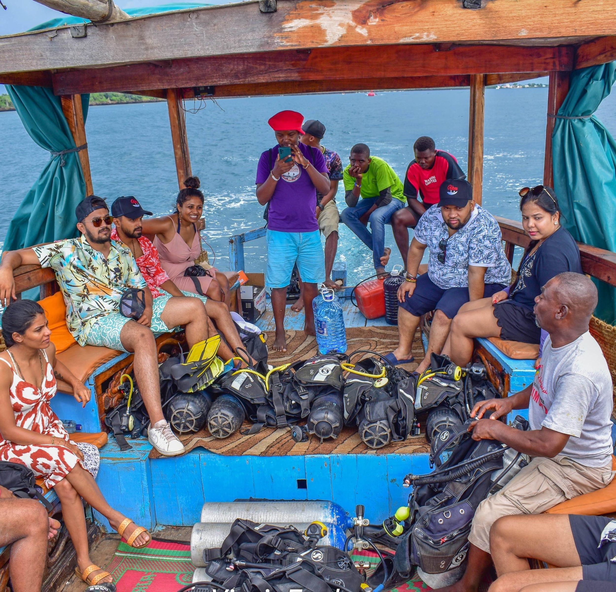 Mombasa & Diani: Delfintour mit Schnorcheln auf der Insel Wasini.