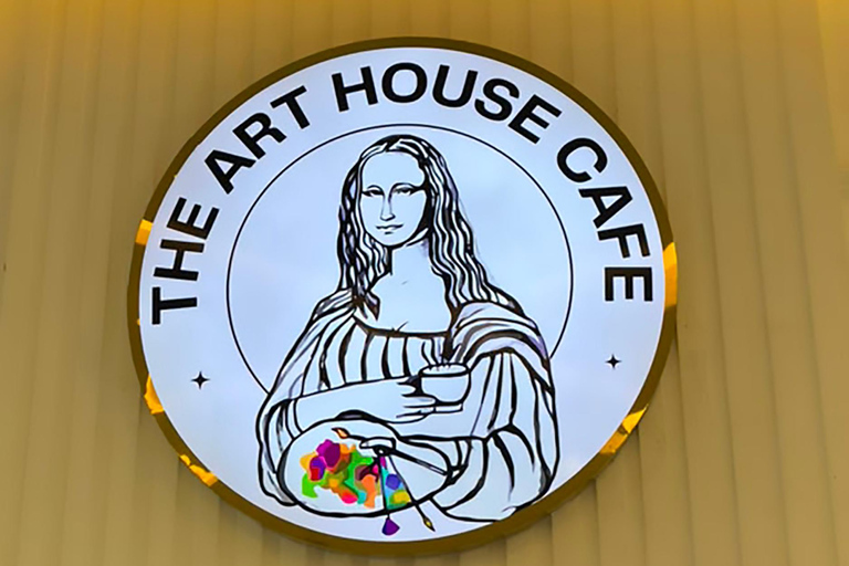Vientiane: Art House Cafe Painting & Eco Print Workshop