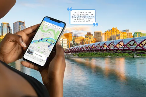 Calgary: Bow River Trail Smartphone Audio Walking Tour