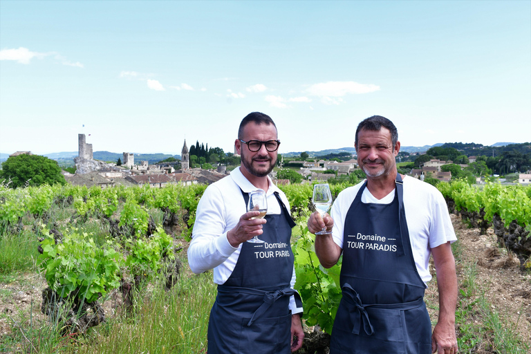 Aiguèze: Wine Tasting with Cold Cuts Platter Domaine Tour Paradis : Wine Tasting in Aiguèze