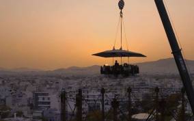 Athens: Dinner in the Sky Experience