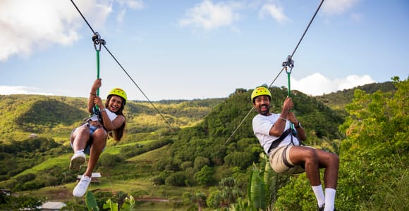 Mauritius: Quad Adventure & 7 Zip Lines Combo Experience