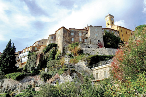 From Nice : Gourdon, St-Paul de Vence, Tourettes & Grasse