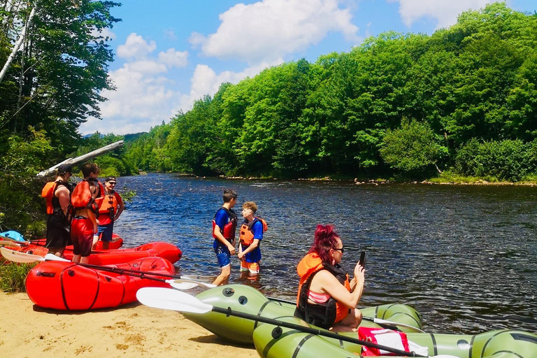 Quebec City: Montmorency River Inflatable Kayak Guided Tour Quebec City: Inflatable Kayak Adventure with Transport