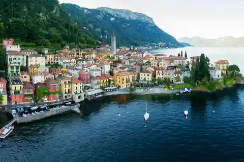 Experiência no Lago de Como. Grupo muito pequeno