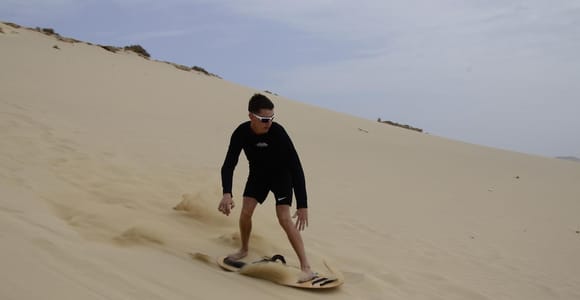 From Boa Vista: Sandboarding Adrenaline down the big Dunes