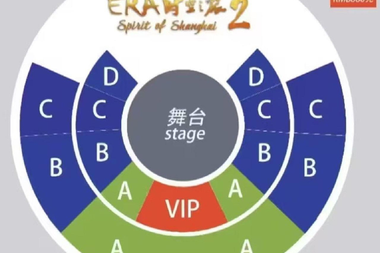 Shanghai: ERA Circus Show Ticket A Zone Show Tickets