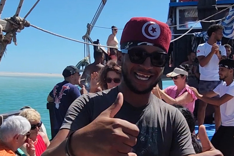 From Djerba: Pirate Day at Plage des Sables Blancs - Zarzis