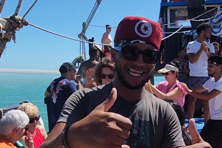 From Djerba: Pirate Day at Plage des Sables Blancs - Zarzis
