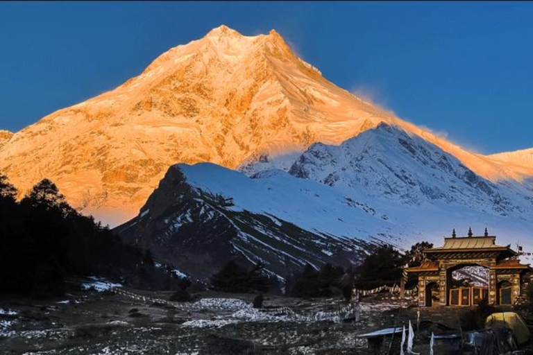 From Kathmandu: 13-Day Manaslu Circuit and Base Camp Trek Guide and Permit