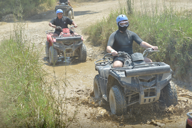 Antalya Buggy, Quad, Jeep, Rafting & Zipline Tour with Lunch Triple Adventure: Rafting, Jeep Safari & Zipline Tour