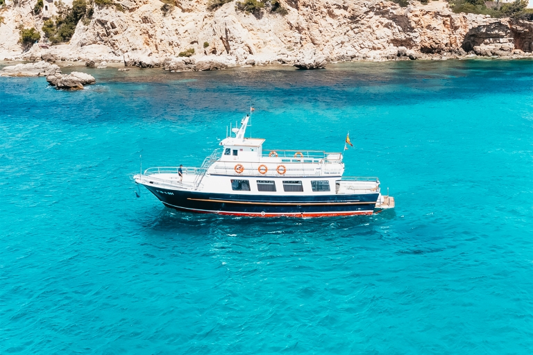 Baie de Palma : Excursion en bateau avec option coucher de soleilExcursion d'une journée en bateau à partir de Can Pastilla