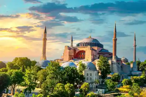 Istanbul: Hagia Sophia guidet tur med skip køen-billet-line