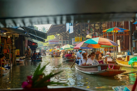 Bangkok:Damnoen Saduak & Maeklong Railway with Bus