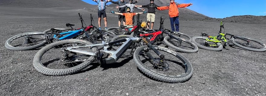 Sommet de l'Etna en vélo électrique