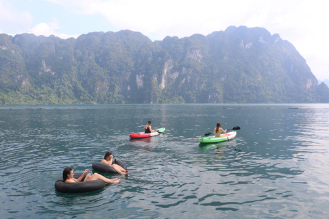 Khao Lak: Tour del lago e del fiume di Khao Sok con rafting in bambù