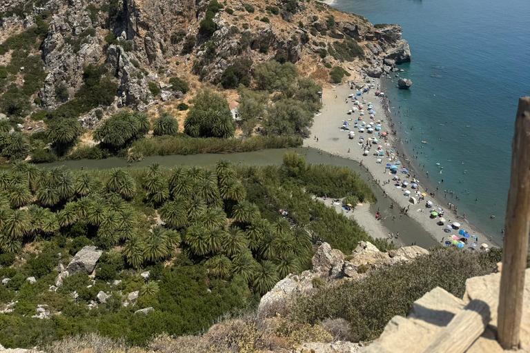 Rethymno: Private tour to Preveli Beach & Spili Village