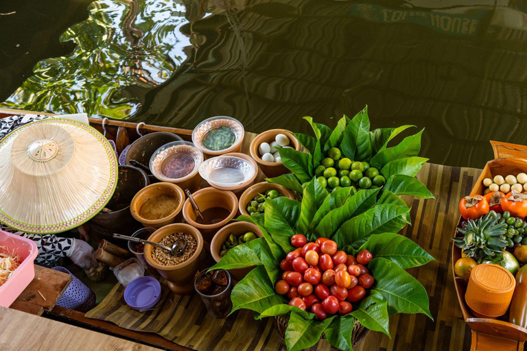 Bangkok: Private Khlong Latmayom Local Market (3 Options) Option 3 Private Klong Latmayom & Boat ride to Wat Paknam