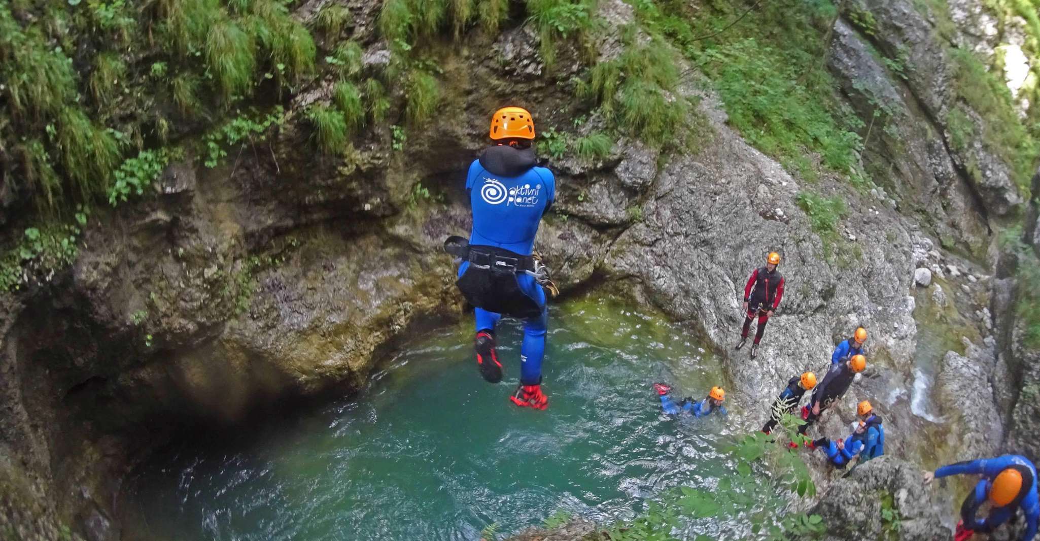 Bovec, canyoning in natural aqua park Sušec - Housity