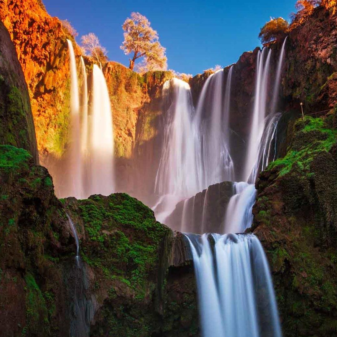 Marrakech : excursion d'une journée à Ouzoud, sortie en bateau et guide (en option) - spectacle