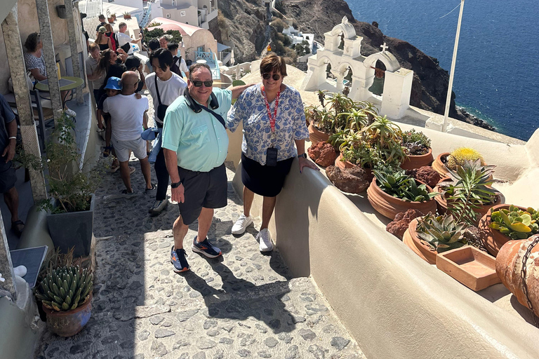 Santorin : visite des temps forts avec Oia et Pyrgos MegaloxoriSantorin : visite des temps forts avec Oia, Pyrgos et Megalochori