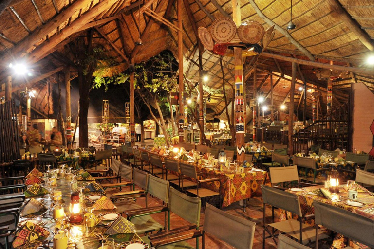 Victoria Falls: Boma Dinner & Drum Show with Transfers