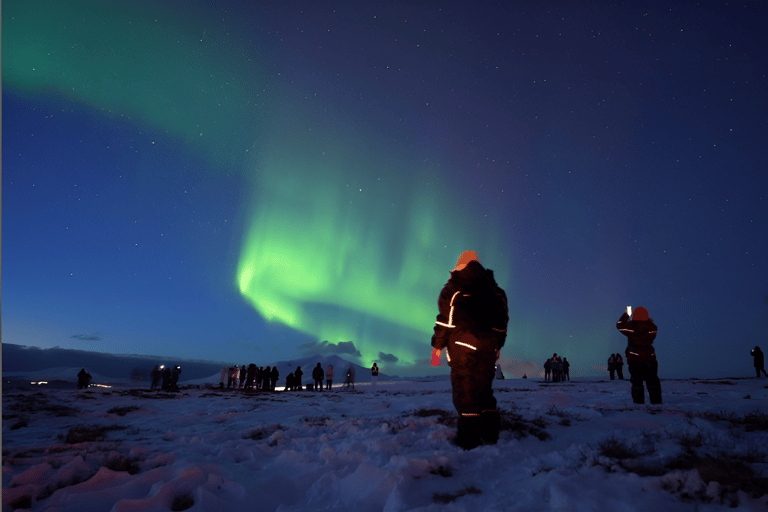 From Tromsø: Northern Lights Tour in Minibus with Photos