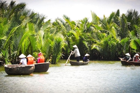 Excursión en barco con cestas de bambú Cam Thanh desde Hoi An