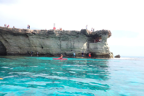 5-hour Cape Greko Caves kayaking + Snorkelling trip Cape Greco C Caves kayak + Ayia Napa C Caves Snorkelling