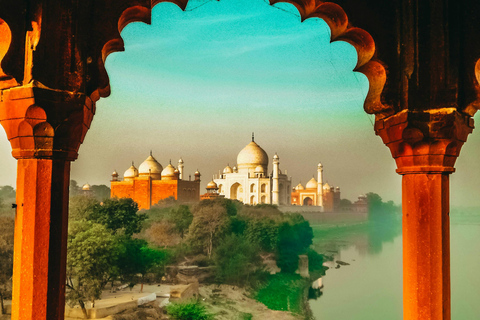 Agra: tour guidato a piedi del Baby Taj e del Mehtab BaghGuida + biglietti d&#039;ingresso