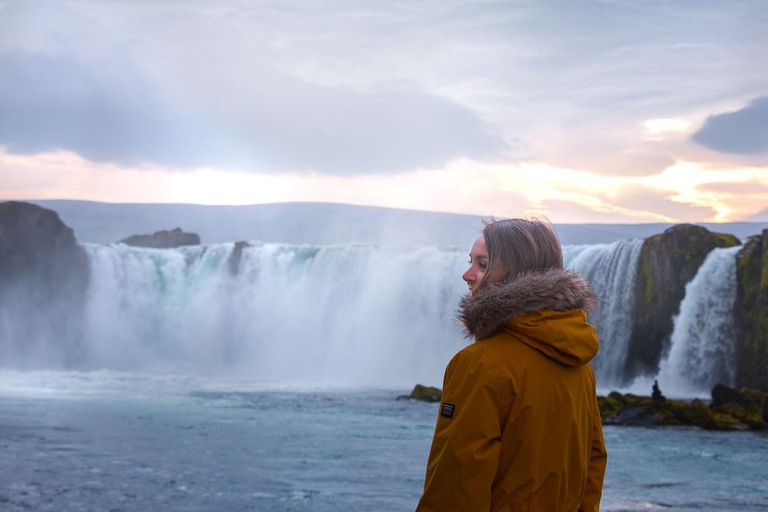 Akureyri: Goðafoss Waterfall and Whale Watching Tour