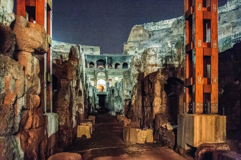 Colosseum by Evening Guided Tour with Optional Arena Access Colosseum & Arena Floor - Semi Private Tour up to 10 People