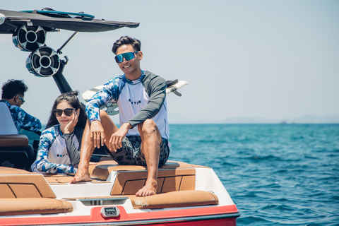 Phuket: Wake Surfing Adventure with Private Boat Charter
