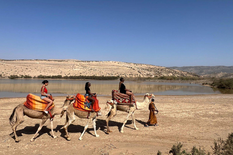Desde Agadir: Paseo en Camello y Excursión a los Flamencos