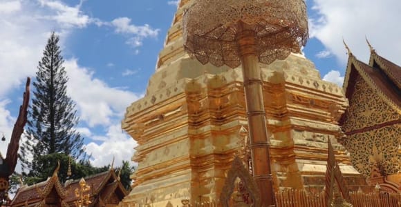 Half Day Morning Wat Pha Lat & Wat Phra That Doi Suthep Tour