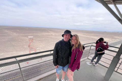 DESDE HUACACHINA: Línea de Nazca de día completo + tour por tierraDESDE HUACACHINA: Tour de día completo a las Líneas de Nazca + tour terrestre